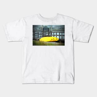 Four Yellow Surfboards Kids T-Shirt